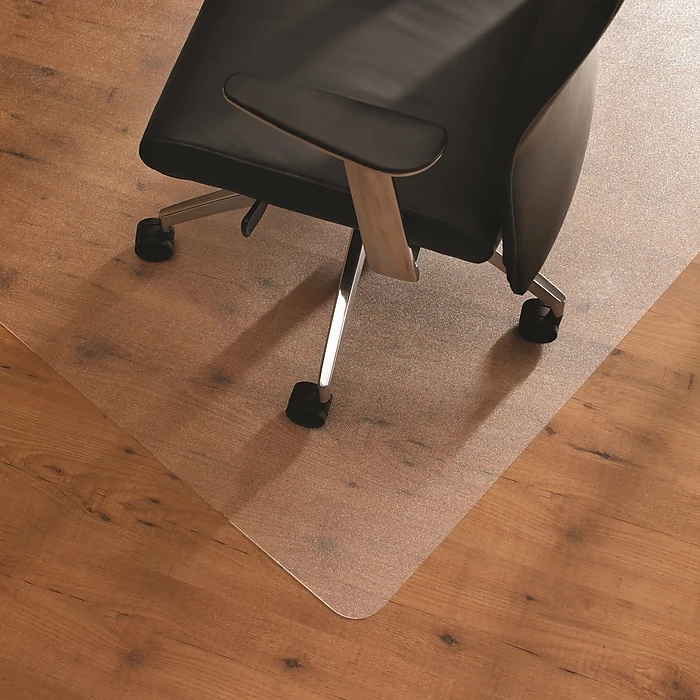 Floortex® Ultimat® 48 X 60" Trapezoid Chair Mat For Hard Floors, Polycarbonate (1215019TR) 2 Floortex® Ultimat® 48 X 60" Trapezoid Chair Mat For Hard Floors, Polycarbonate (1215019TR) - Image 2