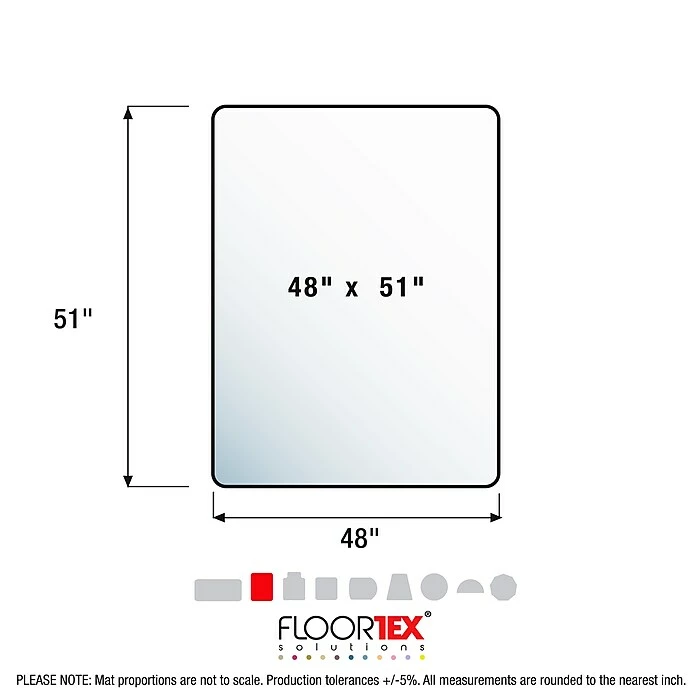 Floortex® Ecotex® 48" X 51" Rectangular Chair Mat For Hard Floors, Enhanced Polymer (FRECO124851EP) 7 Floortex® Ecotex® 48" X 51" Rectangular Chair Mat For Hard Floors, Enhanced Polymer (FRECO124851EP) - Image 7