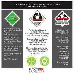 Floortex® 9Mat® 38" X 39" Nonagon Gaming E-Sport Chair Mat For Hard Floors, Polycarbonate (FC121001009R) -Office Chair Mats Sales Store unnamed file 1182