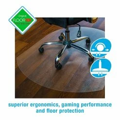 Cleartex Floortex® Ultimat® 39 X 49" Contoured Chair Mat For Hard Floors, Polycarbonate (129919SR) -Office Chair Mats Sales Store unnamed file 1212