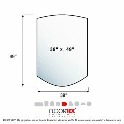 Cleartex Floortex® Ultimat® 39 X 49" Contoured Chair Mat For Hard Floors, Polycarbonate (129919SR) -Office Chair Mats Sales Store unnamed file 1214