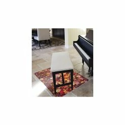 Floortex® Colortex® "Autumn Leaves" Design 36" X 48" Rectangular Chair Mat For Hard Floors, Polycarbonate (229220ECAL)