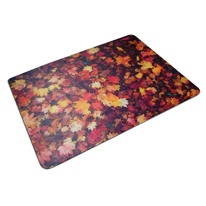 Floortex® Colortex® "Autumn Leaves" Design 36" X 48" Rectangular Chair Mat For Hard Floors, Polycarbonate (229220ECAL) 2 Floortex® Colortex® "Autumn Leaves" Design 36" X 48" Rectangular Chair Mat For Hard Floors, Polycarbonate (229220ECAL) - Image 2