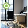Floortex® Ecotex® Recycled 48" X 51" Rectangular Chair Mat For Hard Floors, Recycled PET (ECO4851LP)