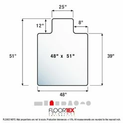 Floortex® Ecotex® Recycled 48" X 51" Rectangular Chair Mat For Hard Floors, Recycled PET (ECO4851LP) 15 Floortex® Ecotex® Recycled 48" X 51" Rectangular Chair Mat For Hard Floors, Recycled PET (ECO4851LP) -Office Chair Mats Sales Store unnamed file 1283