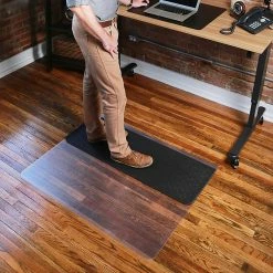 E.S. Robbins ES ROBBINS® 45" X 53'' Sit Or Stand Mat® For Hard Floors With Built-in Anti-Fatigue, Vinyl (ESR184603) -Office Chair Mats Sales Store unnamed file 1305