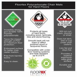 Floortex® Colortex® "Reflective Gem" Design 36" X 48" Rectangular Chair Mat For Hard Floors, Polycarbonate (229220ECRG) -Office Chair Mats Sales Store unnamed file 1398