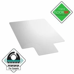 Cleartex Floortex® Ultimat® 48" X 60" Rectangular With Lip Chair Mat For Carpets Over 1/2", Polycarbonate (1115227LR) -Office Chair Mats Sales Store unnamed file 208