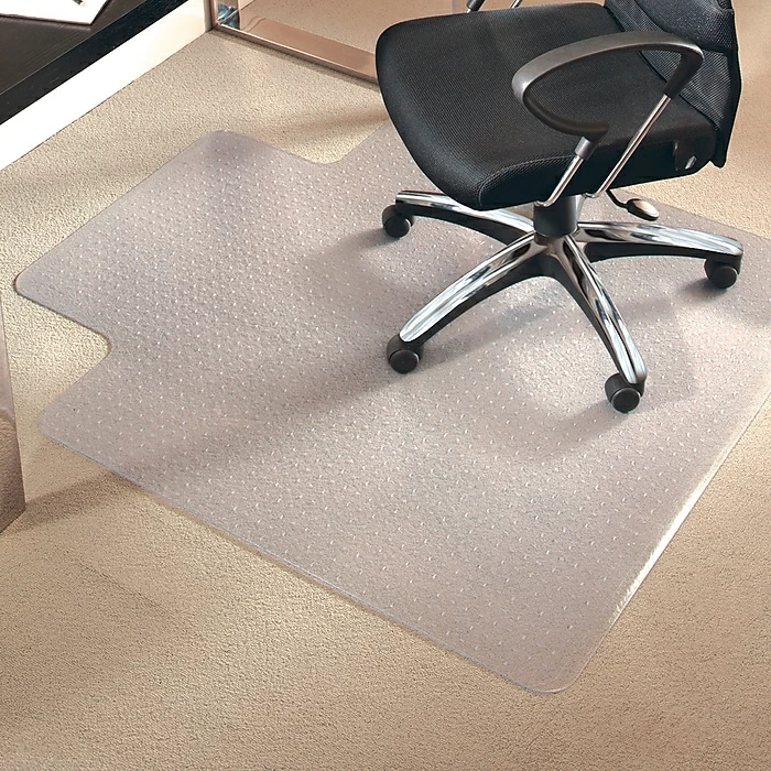 ES Robbins EverLife 36" X 48'' Chair Mat For Medium Pile Carpet With Lip, Vinyl (122073) 1 ES Robbins EverLife 36" X 48'' Chair Mat For Medium Pile Carpet With Lip, Vinyl (122073)