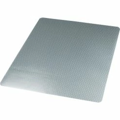 Universal Cleated 46" X 60" Rectangular Chair Mat For Carpet, Vinyl (UNV56808)