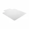Alera® Occasional Use Studded Chair Mat For Flat Pile Carpet, 36 X 48, Lipped, Clear