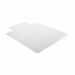 Alera® Occasional Use Studded Chair Mat For Flat Pile Carpet, 36 X 48, Lipped, Clear