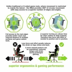 Cleartex Floortex® 9Mat® 38" X 39" Nonagon Gaming E-Sport Chair Mat For Carpets Up To 1/2", Polycarbonate (FC111001009R) 13 Cleartex Floortex® 9Mat® 38" X 39" Nonagon Gaming E-Sport Chair Mat For Carpets Up To 1/2", Polycarbonate (FC111001009R) -Office Chair Mats Sales Store unnamed file 482