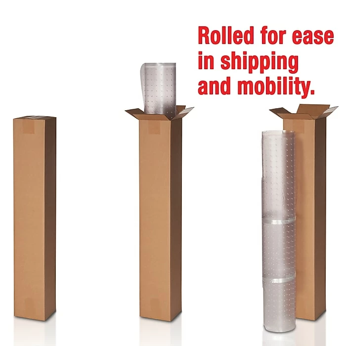 Deflect-O 48''x36'' Vinyl Chair Mat For Carpet, Rectangular W/Lip (DEFCM13113COM) 9 Deflect-O 48''x36'' Vinyl Chair Mat For Carpet, Rectangular W/Lip (DEFCM13113COM) - Image 9