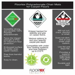 Cleartex Floortex® 9Mat® 38" X 39" Nonagon Gaming E-Sport Chair Mat For Carpets Up To 1/2", Polycarbonate (FC111001009RBL) 17 Cleartex Floortex® 9Mat® 38" X 39" Nonagon Gaming E-Sport Chair Mat For Carpets Up To 1/2", Polycarbonate (FC111001009RBL) -Office Chair Mats Sales Store unnamed file 514