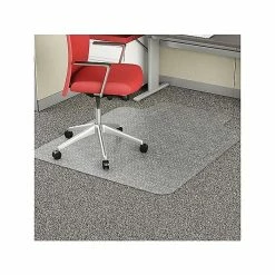Deflect-O EconoMat 45" X 53'' Rectangular W/Lip Chair Mat For Carpet, Vinyl (CM11232) -Office Chair Mats Sales Store unnamed file 588