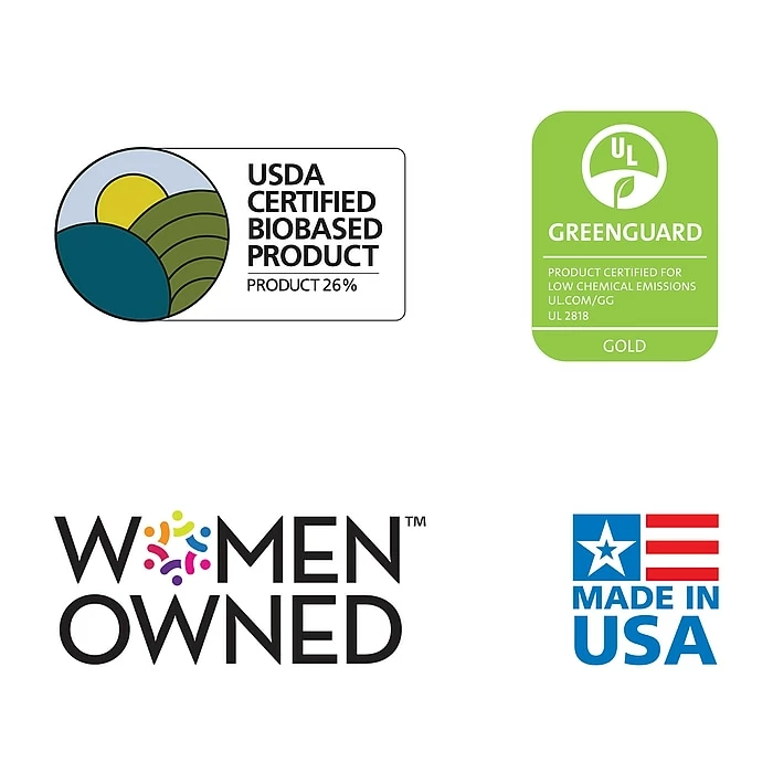 ES Robbins Natural Origins 45" X 53'' Rectangular With Lip Chair Mat For Carpet, Polymer (ESR141042) 8 ES Robbins Natural Origins 45" X 53'' Rectangular With Lip Chair Mat For Carpet, Polymer (ESR141042) - Image 8