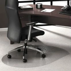 Office Chair Mats Sales Store 3 Floortex® Ultimat® 39" X 49" Contoured Chair Mat For Carpets Up To 1/2", Polycarbonate (119923SR)