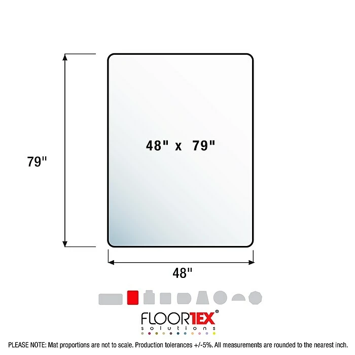 Floortex® Ultimat® 48" X 79" Rectangular Chair Mat For Carpets Up To 1/2", Polycarbonate (1120023ER) 9 Floortex® Ultimat® 48" X 79" Rectangular Chair Mat For Carpets Up To 1/2", Polycarbonate (1120023ER) - Image 9