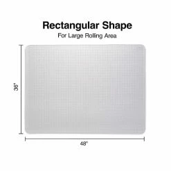 Staples 36" X 48" Low Pile Carpet Chair Mat, Rectangular, Vinyl (28593) -Office Chair Mats Sales Store unnamed file 72