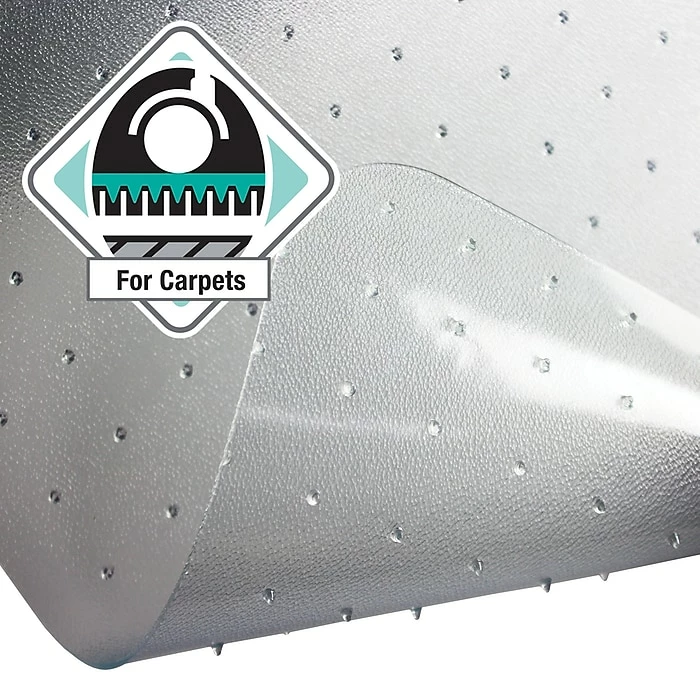 Cleartex Floortex® Advantagemat® 48" X 60" Rectangular With Lip Chair Mat For Carpets Up To 3/4", Vinyl (1115240LV) 6 Cleartex Floortex® Advantagemat® 48" X 60" Rectangular With Lip Chair Mat For Carpets Up To 3/4", Vinyl (1115240LV) - Image 6