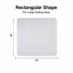Staples 46" X 48'' Rectangular Medium Pile Carpet Or Hard Floor Chair Mat, Vinyl (28816) 10 Staples 46" X 48'' Rectangular Medium Pile Carpet Or Hard Floor Chair Mat, Vinyl (28816) -Office Chair Mats Sales Store unnamed file 761