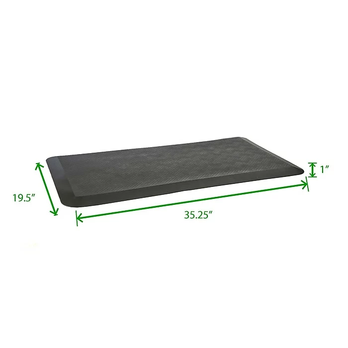 Mind Reader Comfortable, Anti Fatigue Mat Perfect For Kitchen, Office Standing Desk, Black (SDMAT-BLK) 7 Mind Reader Comfortable, Anti Fatigue Mat Perfect For Kitchen, Office Standing Desk, Black (SDMAT-BLK) - Image 7