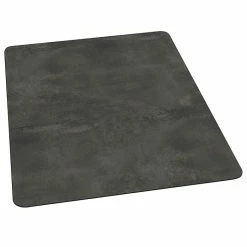 Staples 35.5" X 47.5" Laminated Chairmat, Medium Pile Carpet Or Hard Floors, Pewter (54784)