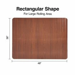 Staples 36" X 48" Rectangular Hard Floor Chair Mat, Cherry Laminate (23342) -Office Chair Mats Sales Store unnamed file 896