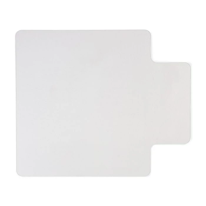 Staples 45" X 53'' Rectangular Hard Floor Chair Mat W/Lip, Clear (20231-CC) 1 Staples 45" X 53'' Rectangular Hard Floor Chair Mat W/Lip, Clear (20231-CC)