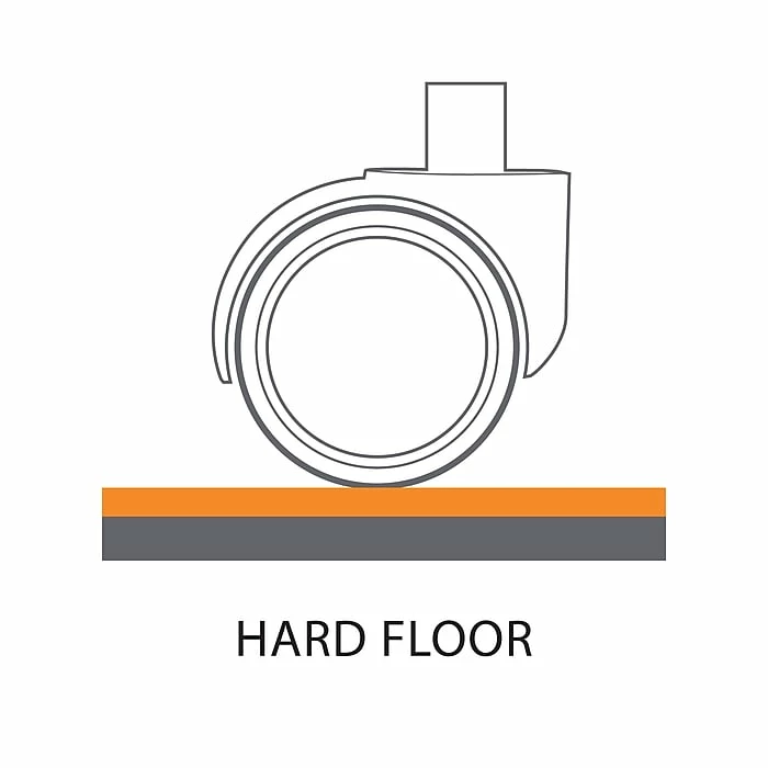 ES ROBBINS® EverLife® 45" X 53'' Chair Mat For Hard Floors With Lip, Vinyl (132123) 3 ES ROBBINS® EverLife® 45" X 53'' Chair Mat For Hard Floors With Lip, Vinyl (132123) - Image 3