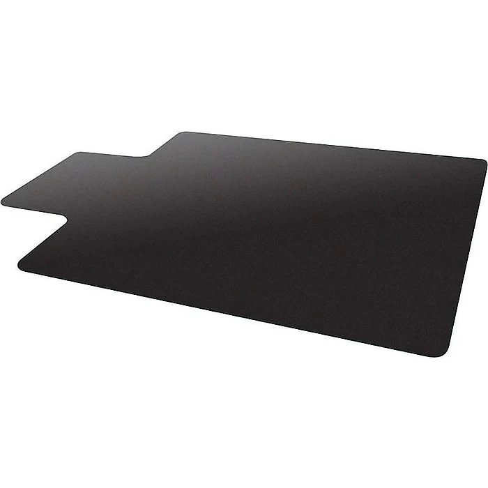 Deflect-O EconoMat 36" X 48'' Rectangular W/Lip Chair Mat For Hard Floor, Vinyl (CM21112BLKCOM) 1 Deflect-O EconoMat 36" X 48'' Rectangular W/Lip Chair Mat For Hard Floor, Vinyl (CM21112BLKCOM)