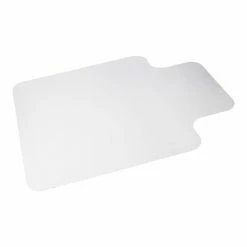 Mind Reader Standard 36" X 48" Rectangular With Lip Chair Mat For Hard Floor, Vinyl (FLCMAT-CLR)