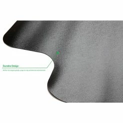 Mind Reader Standard 36" X 48" Rectangular With Lip Chair Mat For Hard Floor, Polypropylene (OFFCMAT-BLK) -Office Chair Mats Sales Store unnamed file 987